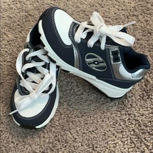 New Blue and White Heelys